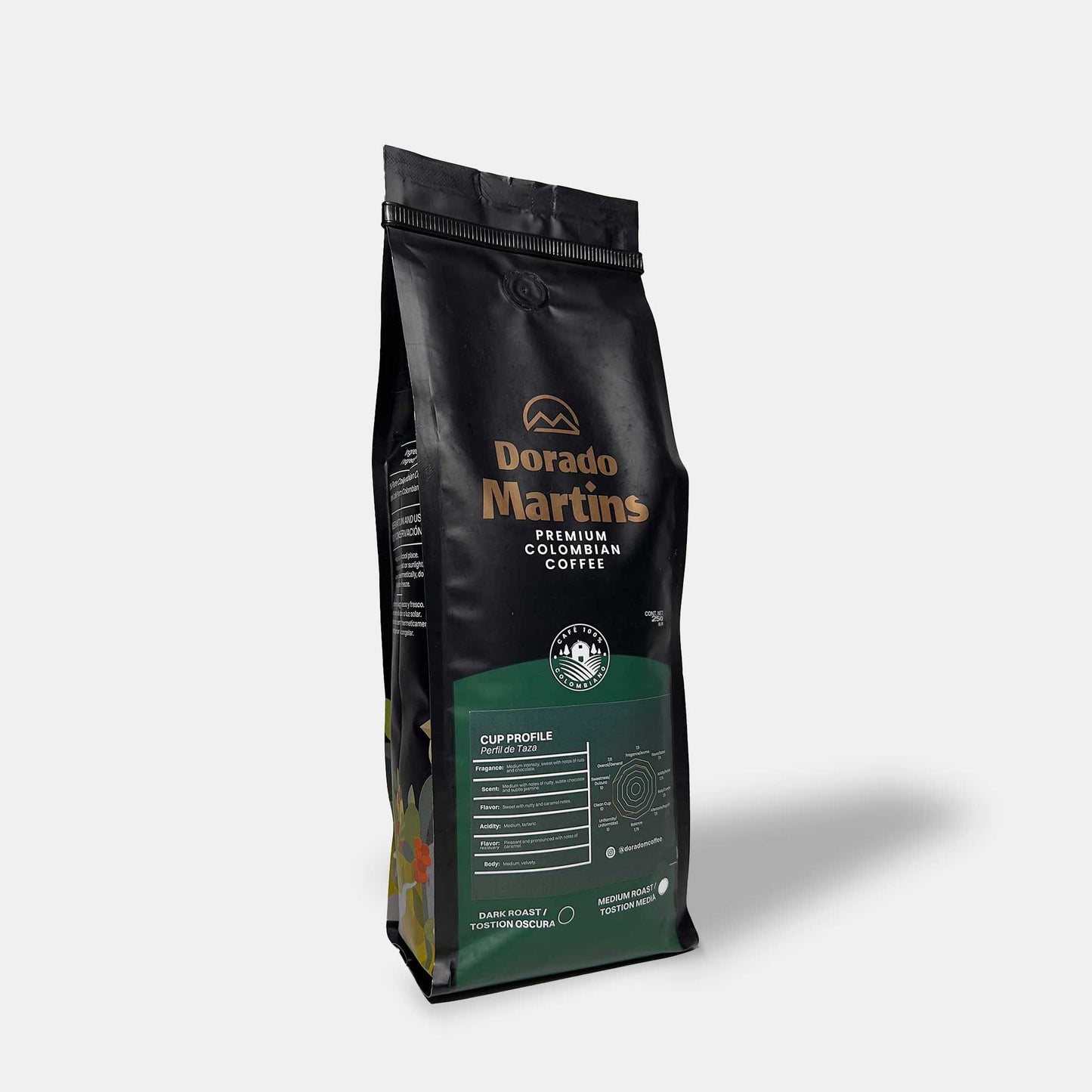Bean Coffee Premium Colombian - Medium Roast - 250g