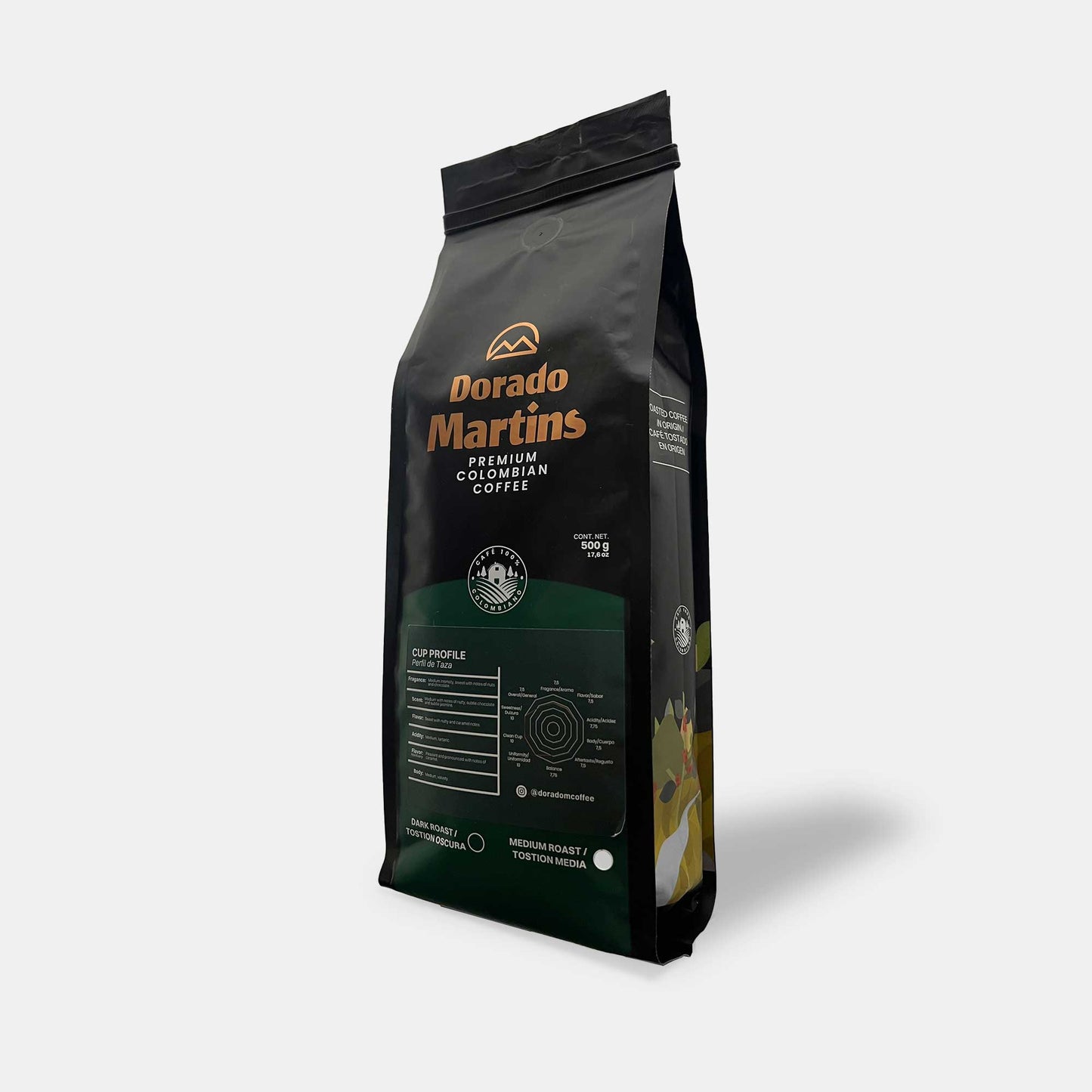 Bean Coffee Premium Colombian - Medium  Roast - 500g